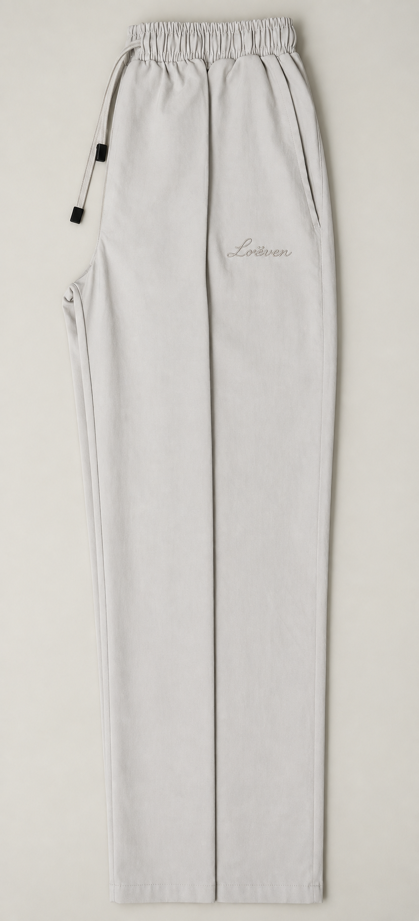Fold Stretch Trouser — Chalk White